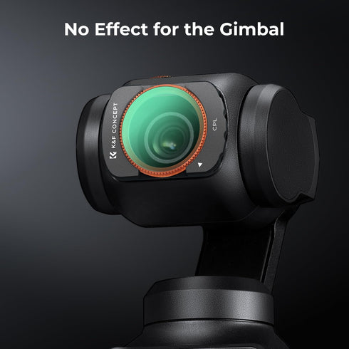 K&F Concept Magnetic ND CPL Filters Set for DJI Osmo Pocket 3 Creator Combo, 3 Pack (CPL+ND4+ND8)