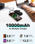 LJEHC 22.5W Bank,10000mAh Pack,Travel 17 16 15 S24,Android,iPad Mini Portable Charger,Small PD Power USB C in&Out Fast