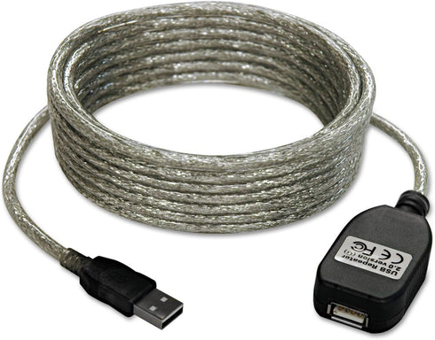 TRIPP LITE USB 2.0 Hi-Speed Active Extension Repeater Cable, USB-A (M/F), 16