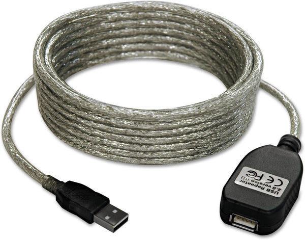TRIPP LITE USB 2.0 Hi-Speed Active Extension Repeater Cable, USB-A (M/F), 16