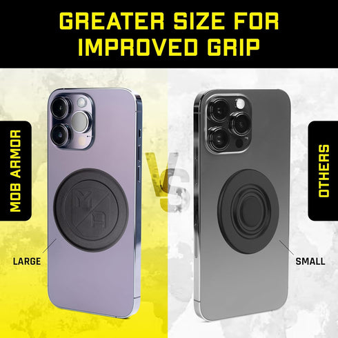 Mob Armor Magnet Flex Plate - Magnetic Phone Mount for iPhone, Android, iPad, Wireless Charging - 2mm Thick Metal Plate