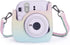 Phetium Instant Mini 12 Camera Protective Case, Compatible with Instax Mini 12 11, PU Leather Bag with Pocket and