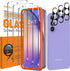 3 Pack Ultra HD Tempered Glass Screen Protector & Camera Lens for Samsung Galaxy A54 5G, 9H Hardness, Anti-Scratch.