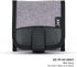 JJC Lens Filter Pouch Case for Circular Filter Up to 82mm (37mm 40.5mm 49mm 52mm 55mm 58mm 62mm 67mm 72mm 77mm), 3-Pocket Lens Filter Wallet Storage Bag with Fasten Belt Loop Design