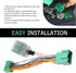 CyperFair K-103A Add A Subwoofer Amplifier Wire Harness, Plug and Play High-to-low Wiring Harness Impedance Converter