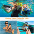 AICase Waterproof Case for Samsung Galaxy A55, Clear Built-in Screen Protector, IP68 Certified Full Body Protection