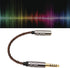 4.4MM Balanced Male to 3.5MM Balanced Female Adapter Cord, Gold Plated Portable Headphone Adapter Cable
