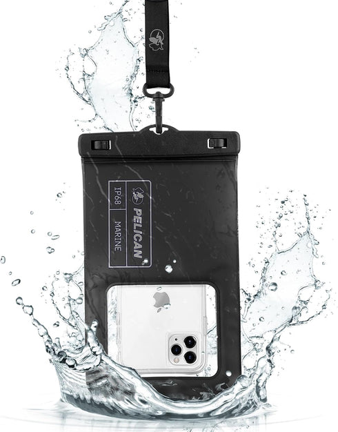 Pelican Marine XL Waterproof Phone Pouch - IP68 Case for iPhone 15 Pro Max, 14 Pro Max, 13 Pro Max, S24 Ultra, Pixel 8
