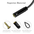 DUKABEL DC4 3.5mm TRS to TRRS Adapter Cable, Microphone Audio Adapter for Smartphone, PS4, Tablet, Laptop