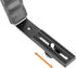 ChromLives L Bracket Mount Video Grip with Dual Flash Cold Shoe, 1/4'' Tripod Screw, Heavy Duty Padded Grip