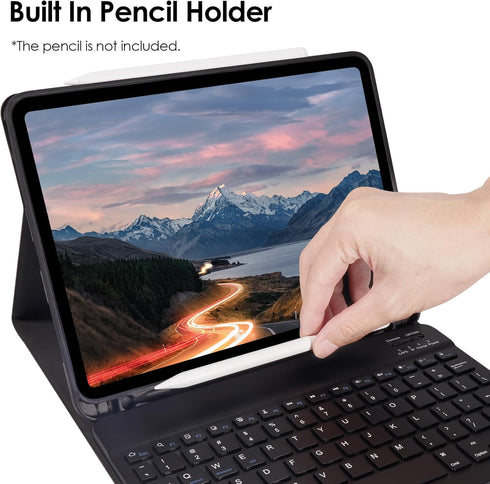 Keyboard Case for iPad Air 11 inch (M2) 2024/iPad Air 4th/5th 10.9 inch & iPad Pro 11 inch (4th/3rd/2nd/1st) with