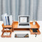 ZBXGJKSY monitor stand, Computer Monitor Stand Bring three Drawers Large Storage desk organizer