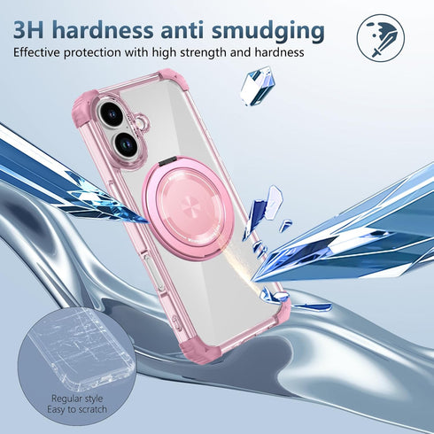 IYTRRYH 17 2 17 360 for iPhone Case Magnetic Compatible with MagSafe Wireless Charging,with Screen Protectors