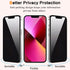 iPhone 13/13 Pro Privacy Screen Protector, Mirrored Tempered Glass Film for iPhone 14, Shatterproof, Touch Sensitive