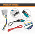 KEVWR 2006-2016 2008-2016 2004-2016 Car Stereo Wiring Harness Radio Wire with Antenna Adapter Connector Compatible