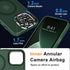 MOCCA Slim Shockproof Case for iPhone 13 Pro Max 6.7", Midnight Green, with MagSafe, Glass Screen & Camera Lens