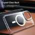 ESR iPhone 13/14 Case, Clear Magnetic Phone Case with Built-in Camera Ring Stand, Military-Grade Protection, Compatible