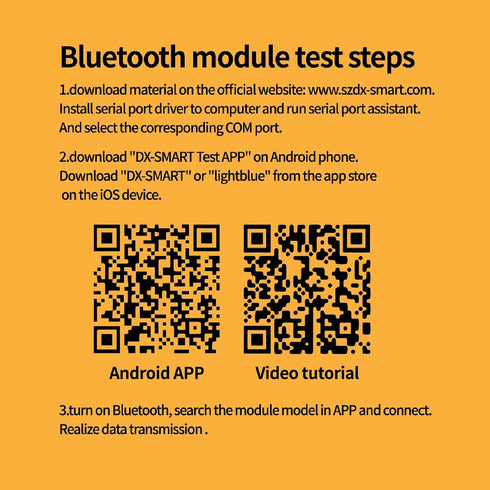 DX-BT27-A Bluetooth Module, Long Range Up to 420m, BLE 5.1 Wireless Bluetooth TF Transceiver Module for Arduino