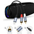 10FT USB-C to Dual RCA Cable - Digital to Analog Audio Cable with DAC Chip, Gold-Plated RCA Connectors, Dual-Shielded