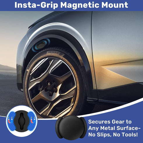 SQIQUI (GPS01) Hidden Magnetic Mini GPS Tracker for Vehicles No Subscription GPS Device, Real-Time GPS Tracking