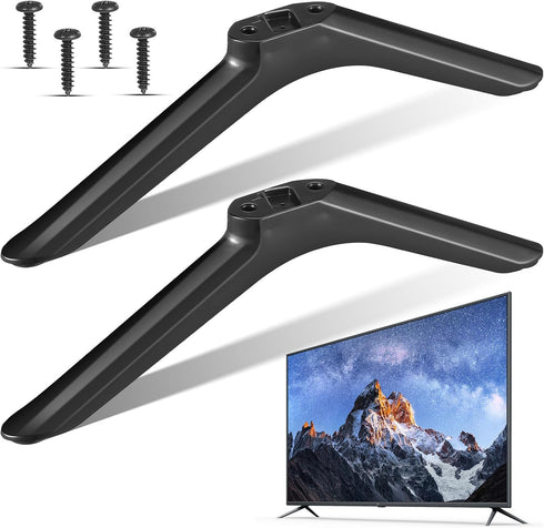 BESPORTBLE Universal Tv Stand Legs Replacement with Screws, 32 Inch Tabletop Tv