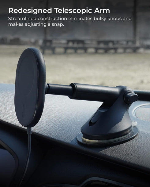 iOttie Velox Magnetic Wireless Car Mount for MagSafe iPhones - Charger Included, Compatible with iPhone 12 to 15