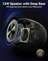 BassBloom 3 IPX6 12W 5.4, Room Portable Bluetooth Speaker, Waterproof, TWS Pairing, Powerful Stereo Sound with RGB