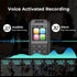 Cappsu 32GB 1536Kbps 70dB Digital Voice Recorder with Playback, Small Voice Activated Recorders, Audio, Noise
