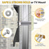 Steel Stud TV Mounting Kit, Metal Stud TV Mount for Tilt & Low Profile, Includes Wall Anchors & Hardware