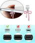 QYRCXX Set Cute Charm with Dust Plug Type C/USB C &Heart Grip Holder for Kindle, E-Reader Charm Chain Accessories
