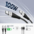Extra Long 15FT USB C to USB C Cable 100W, Braided Fast Charging Cord for iPhone 15/15Plus/15Pro/Max, MacBook