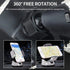 SUNCARACCL Bling Car Phone Holder, 360° Adjustable Rhinestone Crystal Auto Phone Mount for Windshield, Dashboard & Air
