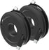 Side Winder Mini and Max Headphone Organizer, Earbud and Charging Cable Winder for Travel and Organization (Max 2-Pack,