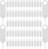 minkissy 500pcs Stainless Steel Sim Card Removal Tool Set with Anti-Lost Eject