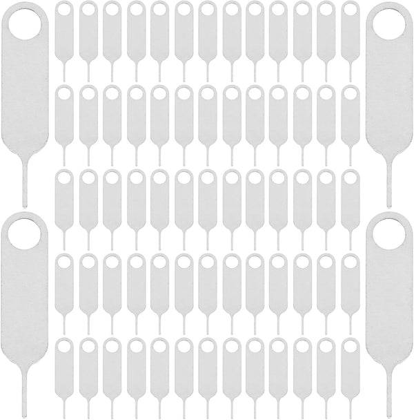 KAJNBN 500pcs Sim Card Ejector Pins Universal Stainless Steel Mobile Phone Card Removal