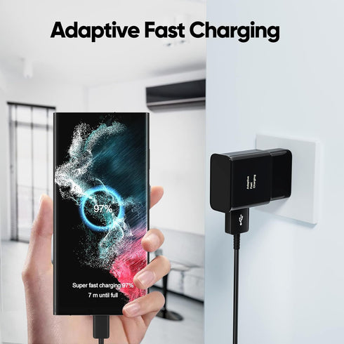 Type C Fast Charging Charger, Android Phone Charger with 8FT USB Type C Cable for Samsung Galaxy S23/S23