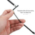 HOMSFOU 3pcs Touch Pen with Spring Rope, Resistive Touch Screen Painting Pen, Anti-Lost Hard-tip for POS PDA