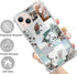 Turtle Aesthetic Collage Case for iPhone 14 Plus, Pastel Summer Vibe Beach Ocean Design for Teens Men Women