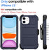 Saiboro 11 Anti-Drop,2 11,for 11 for iPhone Belt Clip Case Holster,Shockproof Heavy Duty Rugged with Stand Defender