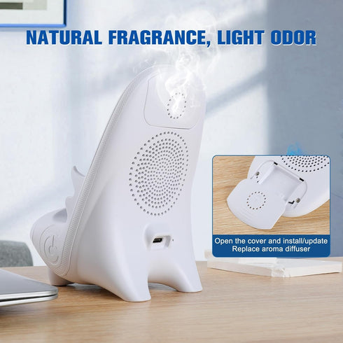 2024 New Mini Chair Wireless Charger, 3 in 1 Multifunctional Phone Holder with Speaker Function, Fast Charger for All