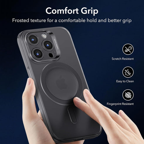 ESR iPhone 14 Pro Case, Frosted Black Military-Grade Protection, Compatible with MagSafe, Resists Scratches