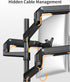 ergounion E6/W6 Extension Arm Only for Monitor Mounts, to Increase Arm Length, Perfect Upgrade for the Series Monitor
