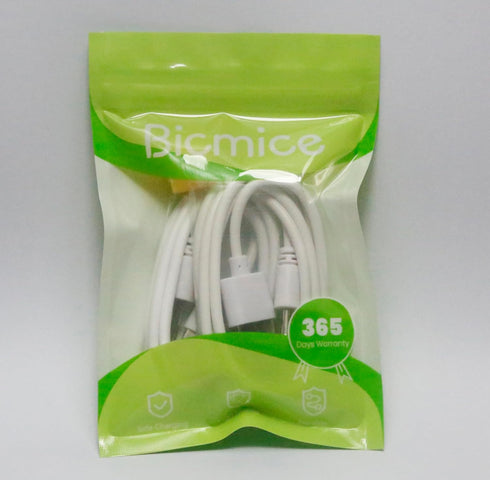 Bicmice 2.7Ft Fast Charger Replacement Cord - 2 Pack, USB DC Charging Cable 2.5mm