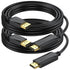 4K DisplayPort to HDMI Cable 10 Feet, 2-Pack DP (Display Port) to