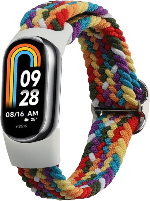kwmobile Nylon Band, Replacement Strap Compatible with Xiaomi Mi Band 8 for Fitness Tracker