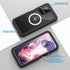 Lanhiem Moto G Power 5G 2024 Case, IP68 Waterproof Dustproof with Built-in Screen Protector, Black/Gray