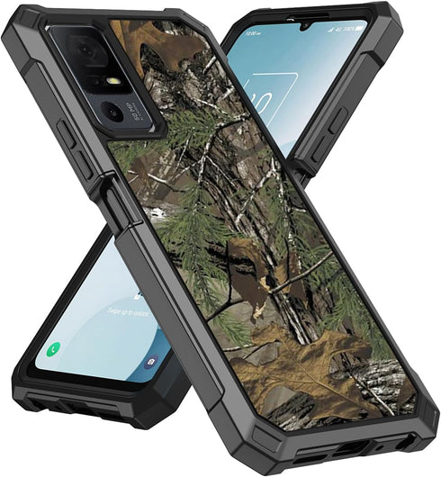 Ailiber Case for TCL 505 Phone, Jitterbug Smart 4/TCL 40 T/TCL 40XL with Screen Protector, Heavy Duty Silicone
