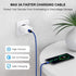 etguuds USB C Cable 15ft - Extra Long Type C Fast Charge USB-A to USB-C Charger Cable, Premium Nylon Braided, Blue