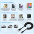 USB to USB C Cable for Samsung Galaxy A15 5G, S24 Ultra, A55, A14, iPhone 15 Pro Max, Google Pixel, 3FT