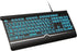 TECKNET Large Print Backlit Keyboard, Wired USB-A Computer Keyboard with Wrist Rest, 7-Color